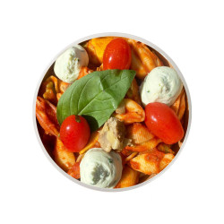 Conchiglie con salsa de...